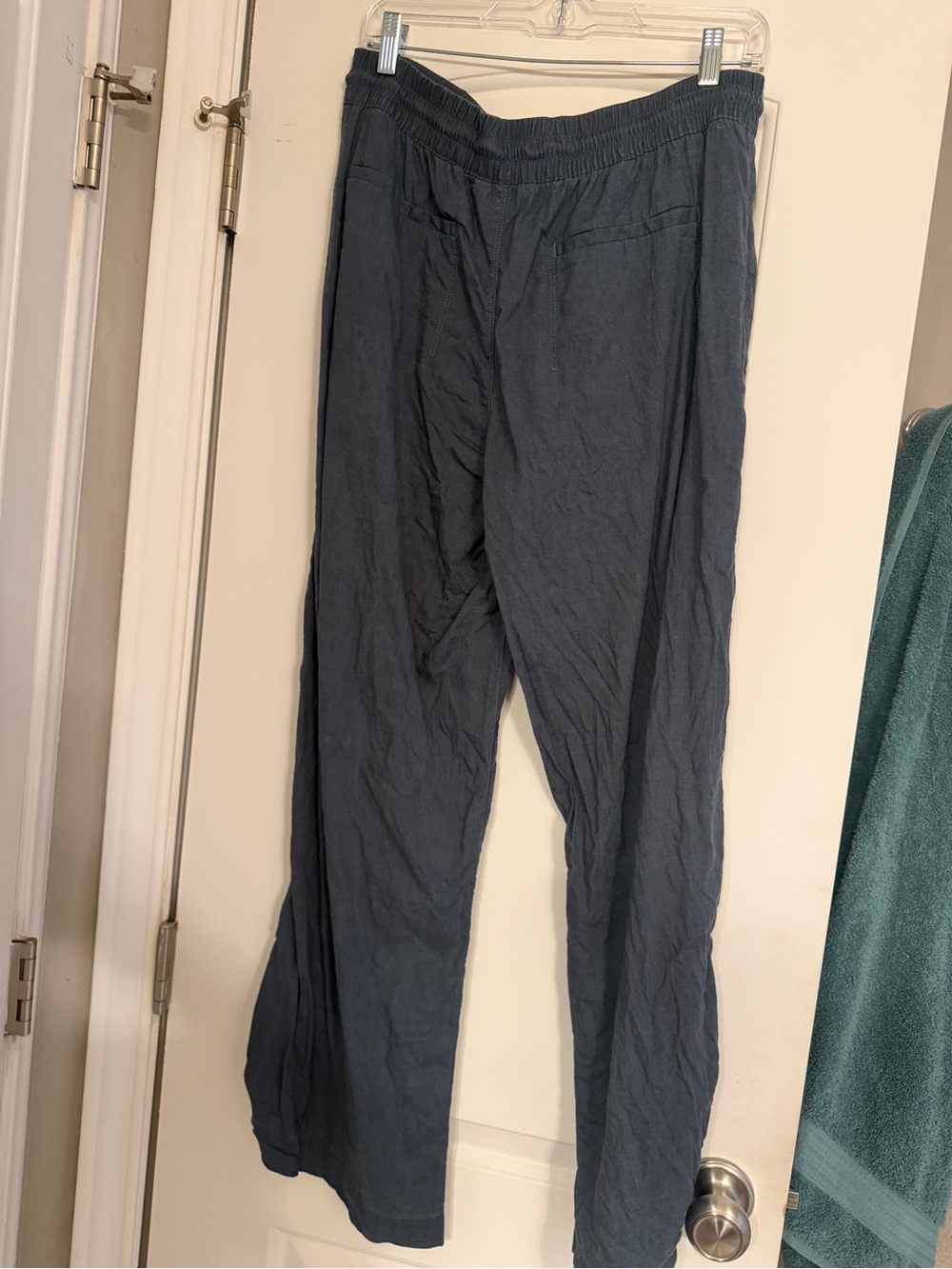 Athleta wide leg linen pant